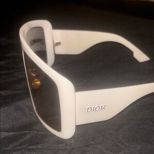 Dior White Sunglasses